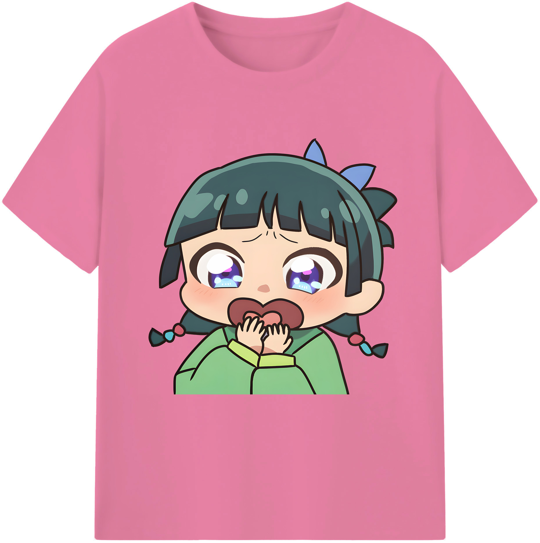 （画像用） 薬屋のひとりごと The Apothecary Diaries 綿100％半袖Tシャツ（フロントプリント）